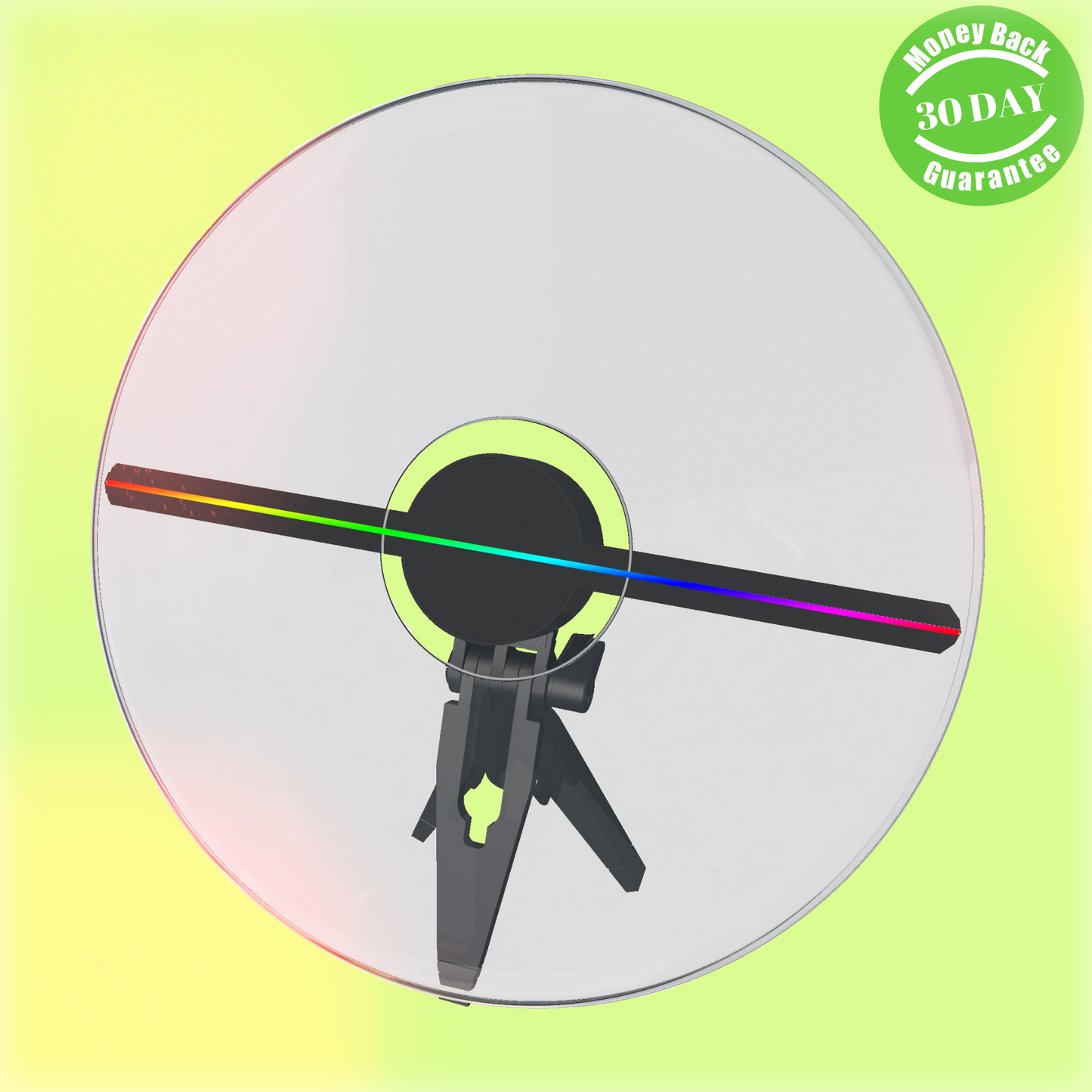 Led RGB Fan With Holographic Effects