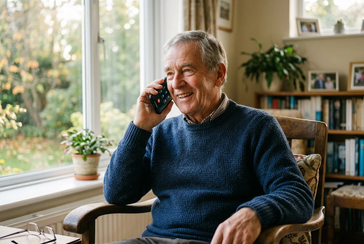 Phone call confident clear